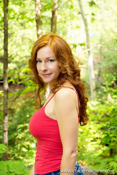 Chloe Morgane Redhead In Nature