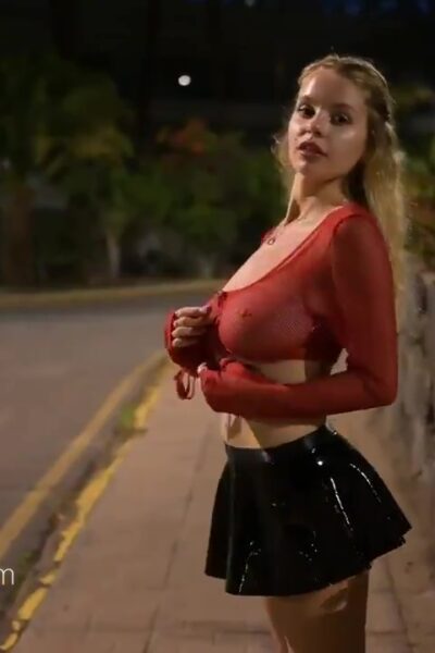 Mila Amour Outside Boobs Braless Forever