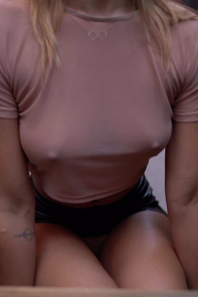 Rocky See Thru Public Braless Forever